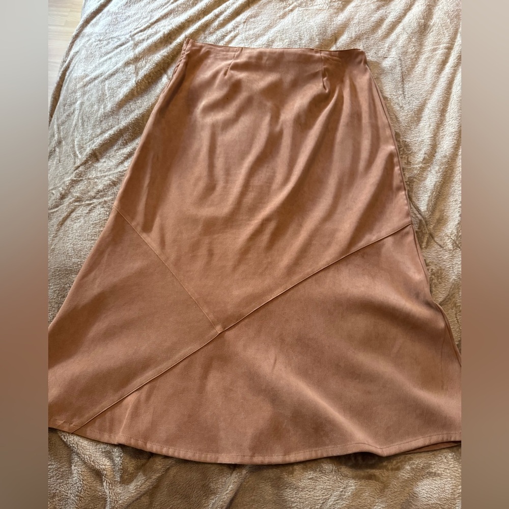 White Stag A-Line Tan Skirt